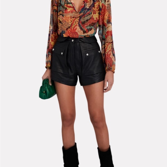 A.L.C. Dana Metallic Stripe
Long Sleeve Silk Blouse - Picture 5 of 9